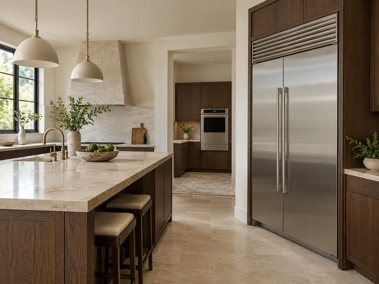 Illustration of a Sub-Zero refrigerator
