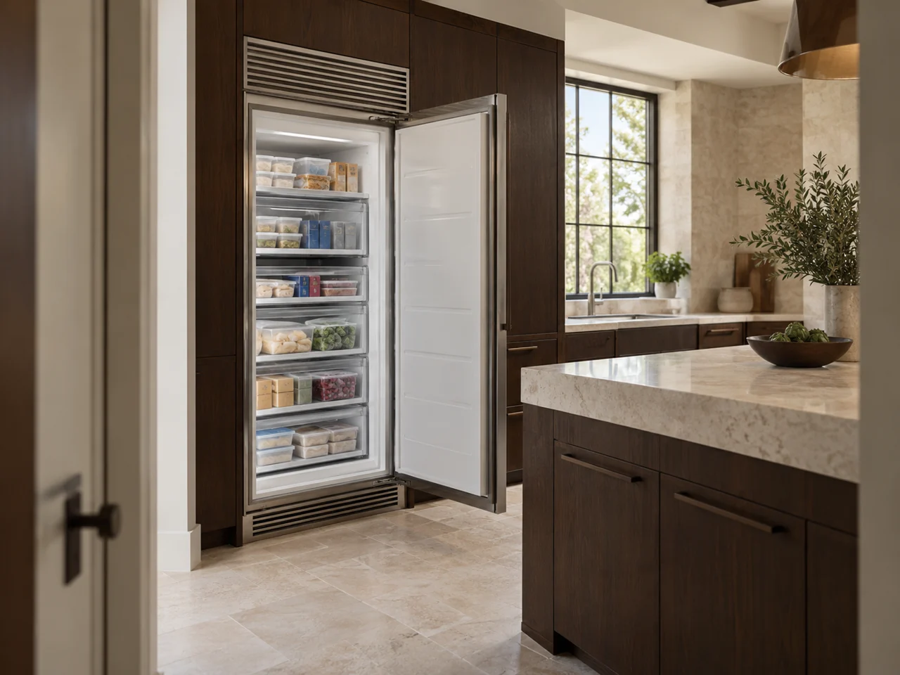 Illustration of Sub-Zero freezer
