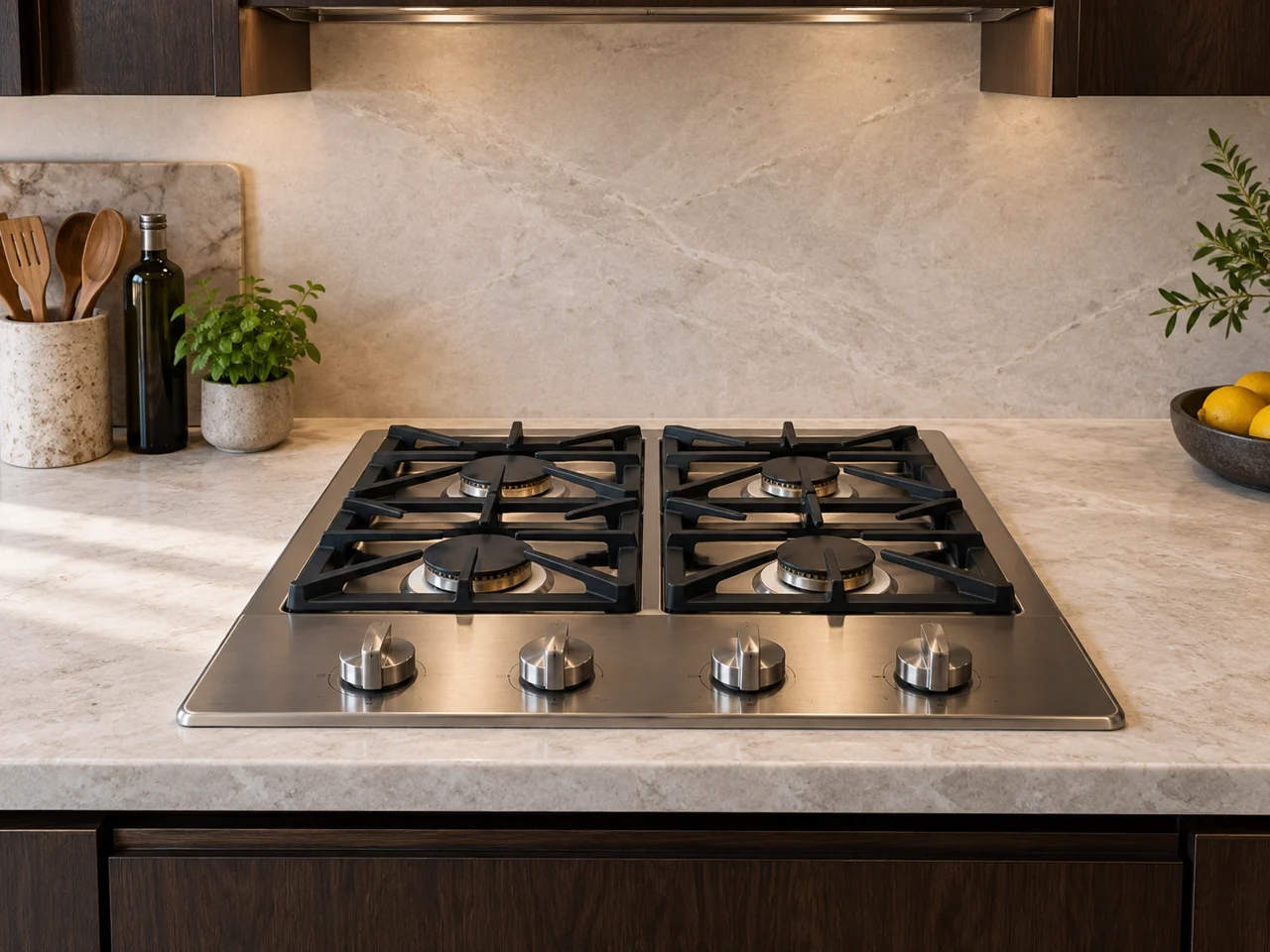 Illustration of Viking cooktop