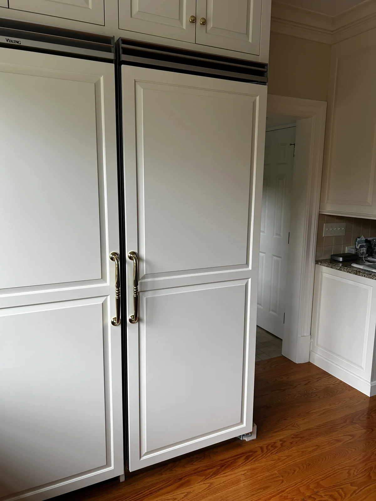Panelled refrigerator from the owner’s work archive